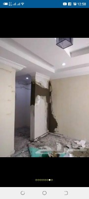 من أعمال ترميم منازل بناء ملاحق تركيب عوازل اسطح اصباغ داخلي خارجي